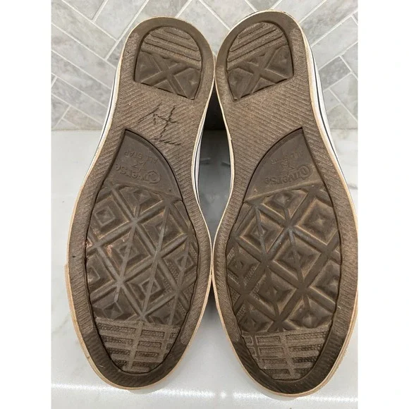 Converse Chuck Taylor All Star Hi High Top Shoes Sneakers Black Womens 7.5 M9160 - Picture 6 of 8